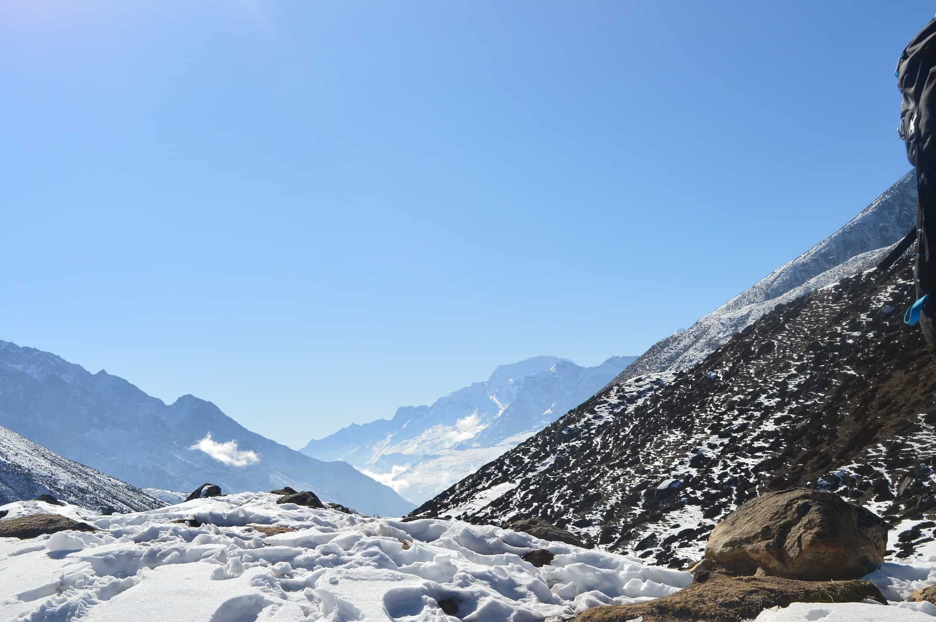 Stunning View of Iceland Peak and Everest Base Camp